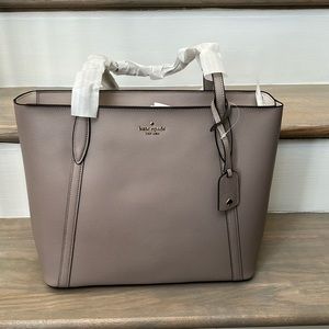 NWT Authentic Kate Spade Cara Large tote
Warm Taupe